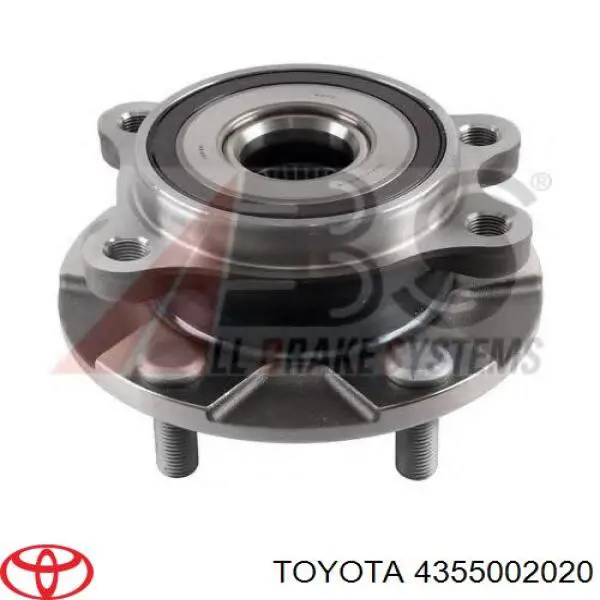 Piasta przednia Toyota 4355002020