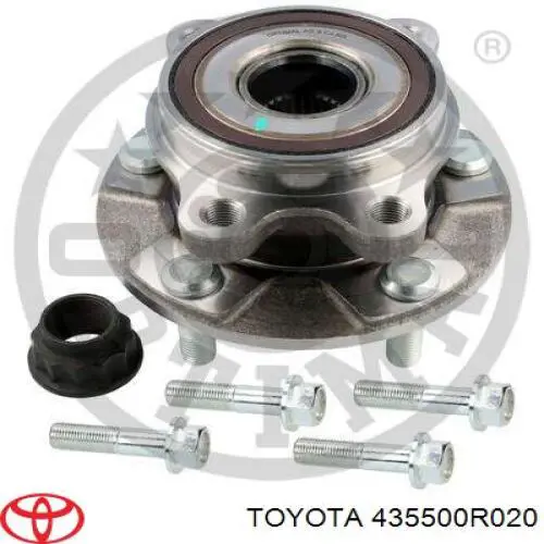 Do koszyka 435500R020 Toyota Piasta przednia