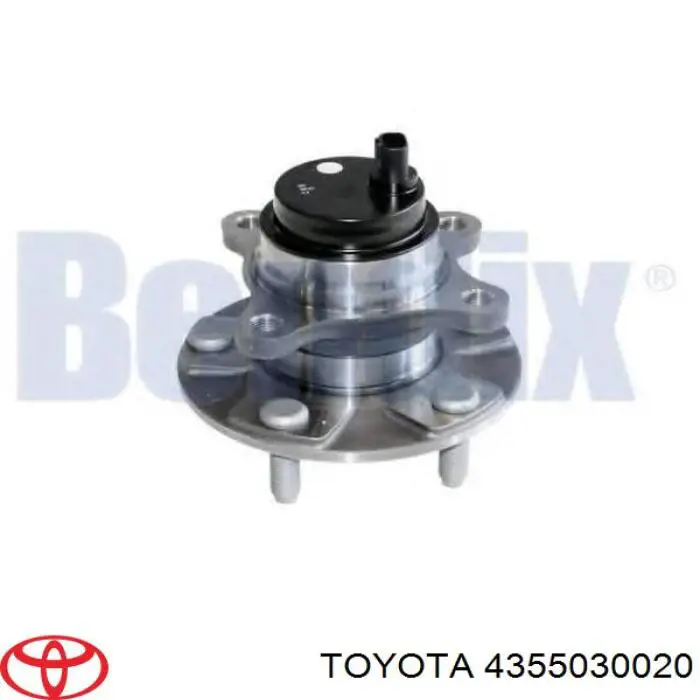 Do koszyka 4355030020 Toyota Piasta przednia