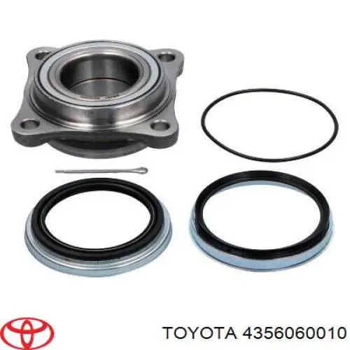 Łożysko piasty przedniej Toyota 4356060010 cena, od 51,26 USD