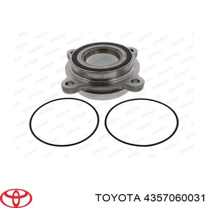 Łożysko piasty przedniej Toyota 4357060031