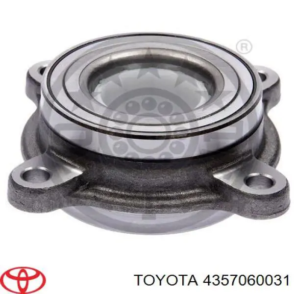 Łożysko piasty przedniej 4357060031 Toyota