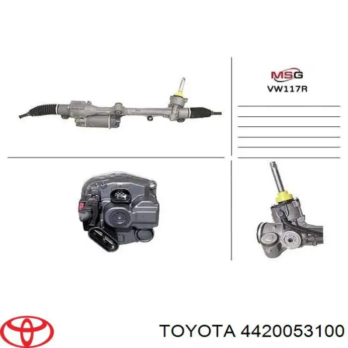 Listwa kierownicza (maglownica) LE401NLA0R MSG Rebuilding