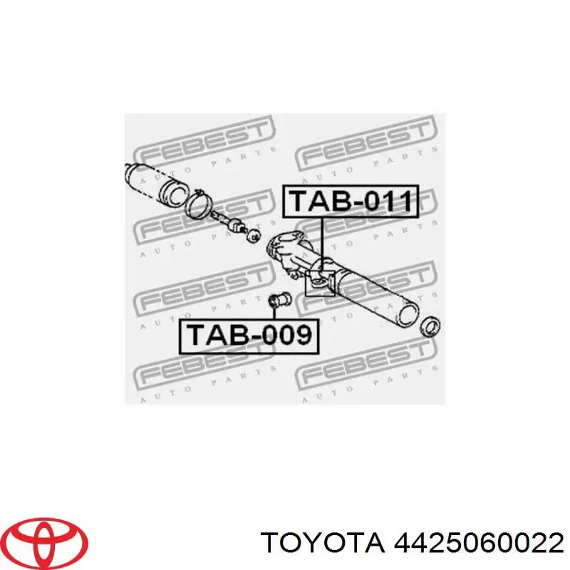 Listwa kierownicza (maglownica) Toyota 4425060022 cena, od 310,10 USD