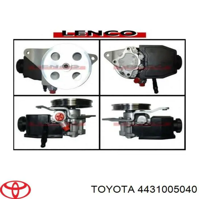 Do koszyka 4431005040 Toyota Pompa wspomagania hydraulicznego kierownicy