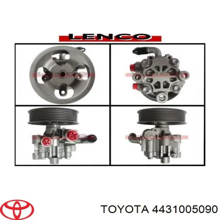 Pompa wspomagania hydraulicznego kierownicy Toyota 4431005090 cena, od 122,58 USD