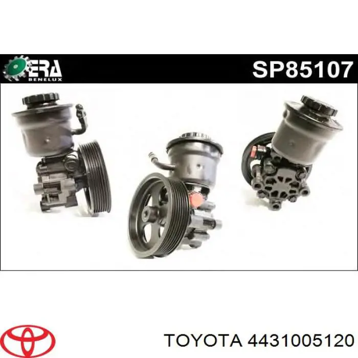4431005120 Toyota Pompa wspomagania hydraulicznego kierownicy