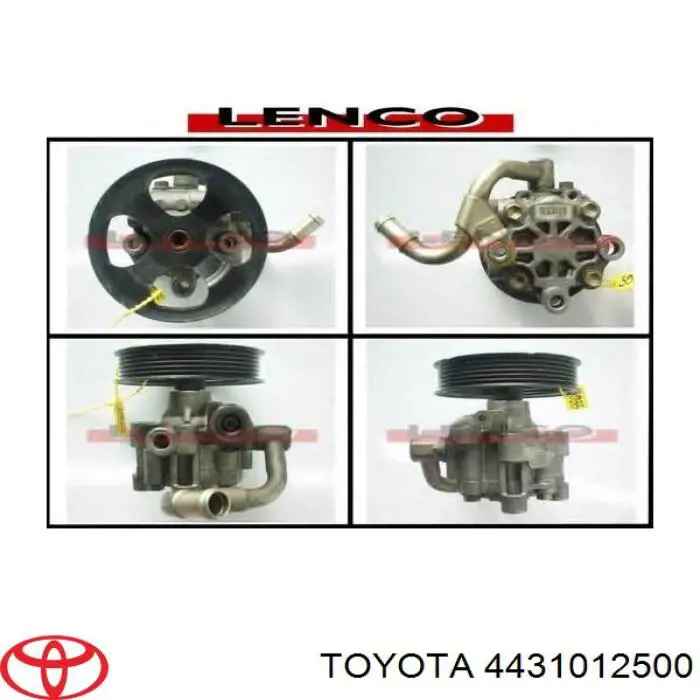 Do koszyka 4431012500 Toyota Pompa wspomagania hydraulicznego kierownicy