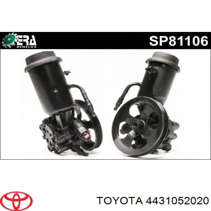 Pompa wspomagania hydraulicznego kierownicy Toyota Yaris VERSO minivan (NCP2) (1999 - 2005) cena, od 98,48 USD