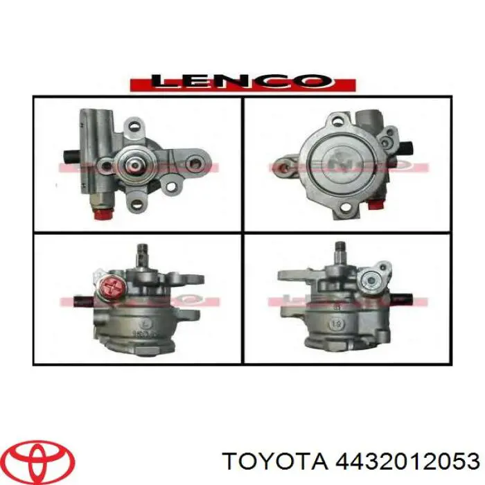 Pompa wspomagania hydraulicznego kierownicy Toyota 4432020570 cena, od 56,38 USD