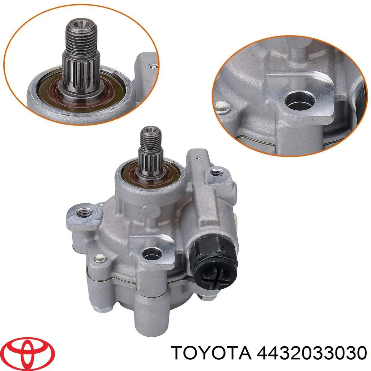 Pompa wspomagania hydraulicznego kierownicy Toyota 4432033030 cena, od 207,59 USD