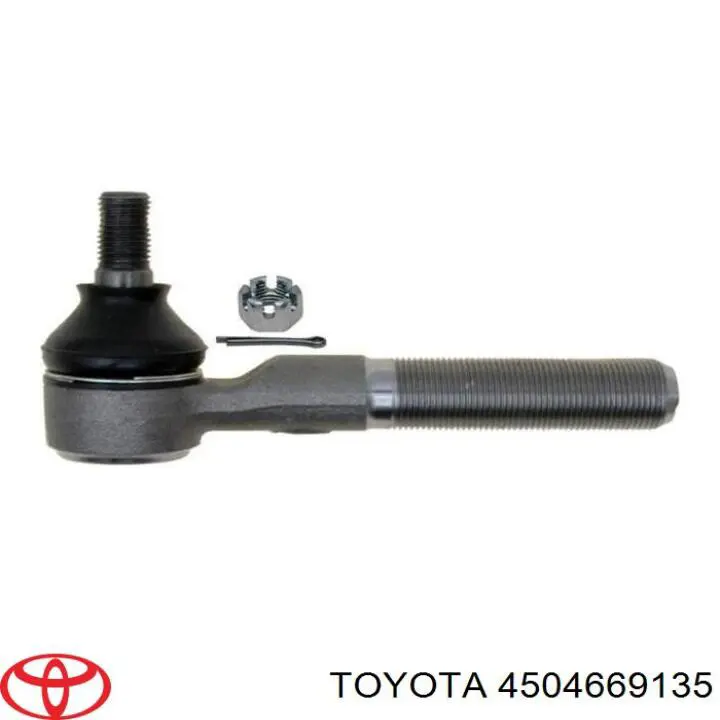 Do koszyka 4504669135 Toyota Końcówka środkowego drążka kierowniczego tylna prawa