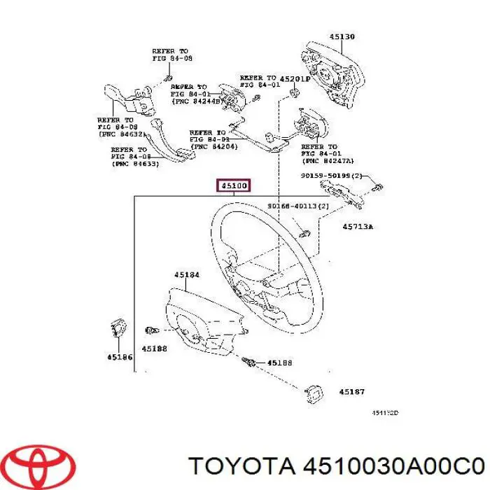 Kierownica Lexus GS sedana (S19) (2005 - 2011) cena, od 3486,77 USD