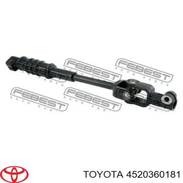 Wał kolumny kierowniczej dolny Toyota 4520360181 cena, od 64,59 USD