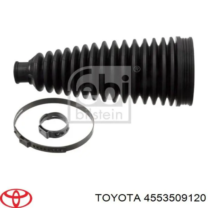 Osłona mechanizmu kierowniczego (maglownicy) Toyota 4553509120 cena, od 13,18 USD