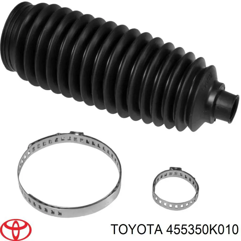 455350K010 Toyota osłona mechanizmu kierowniczego (maglownicy lewa)