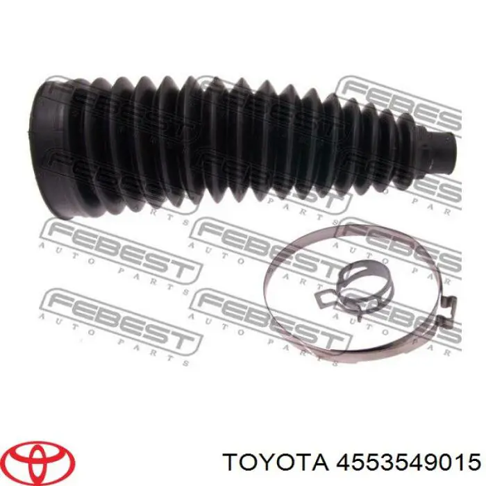 4553549015 Toyota Osłona mechanizmu kierowniczego (maglownicy)