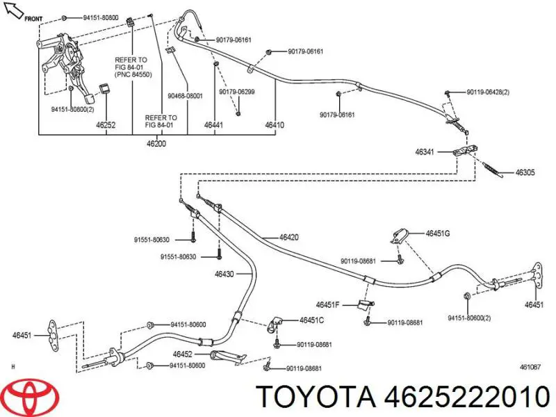 Nakładka pedału hamulca postojowego Lexus GS (S19)