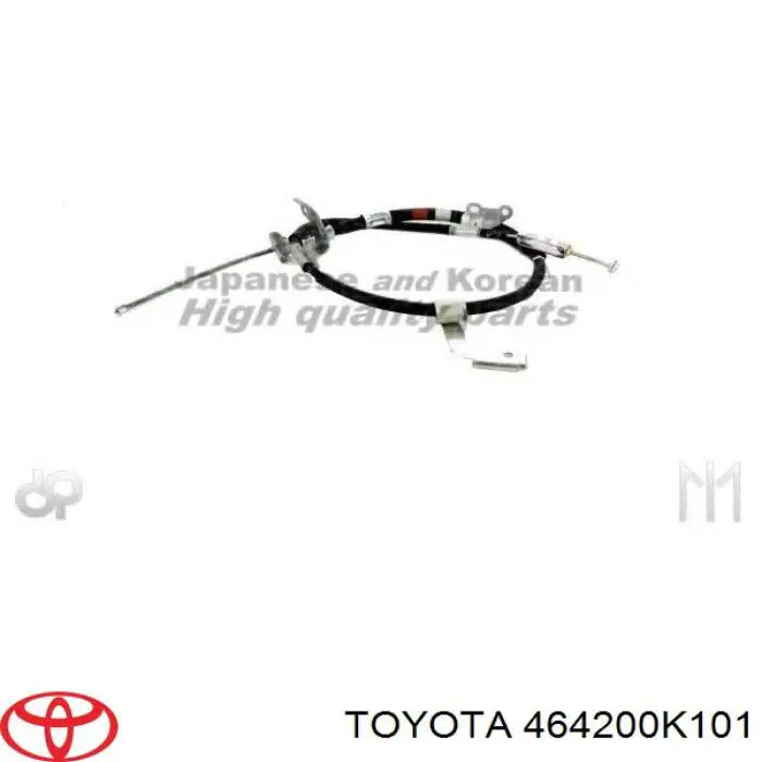 464200K101 Toyota Linka hamulca ręcznego tylna prawa