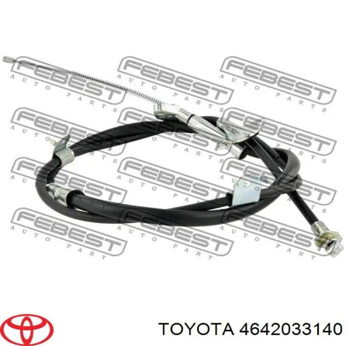 4642033140 Toyota Linka hamulca ręcznego tylna prawa
