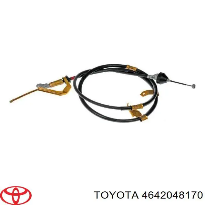 Do koszyka 4642048090 Toyota Linka hamulca ręcznego tylna prawa