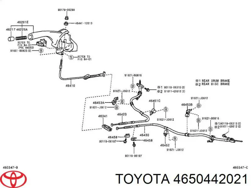 Osłona tarczy hamulcowej tylnej lewa Toyota RAV4 2 (XA2)