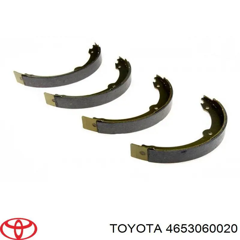 Klocki hamulca ręcznego Toyota 4653060020 cena, od 39,87 USD