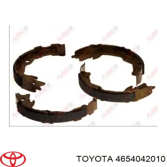 4654042010 Toyota Klocki hamulca ręcznego