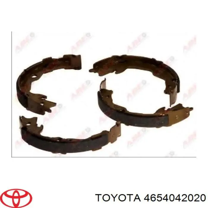 4654042020 Toyota klocki hamulca ręcznego