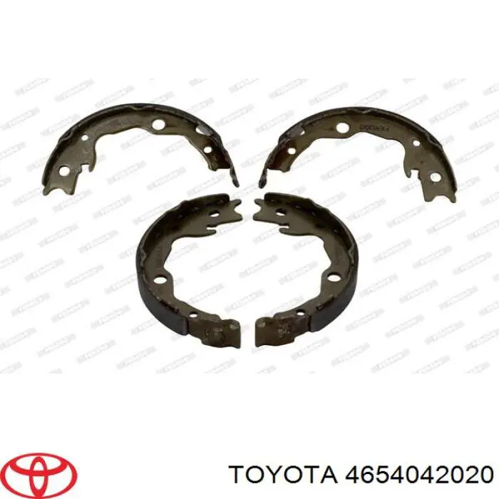 Klocki hamulca ręcznego Toyota 4654042020 cena, od 24,19 USD