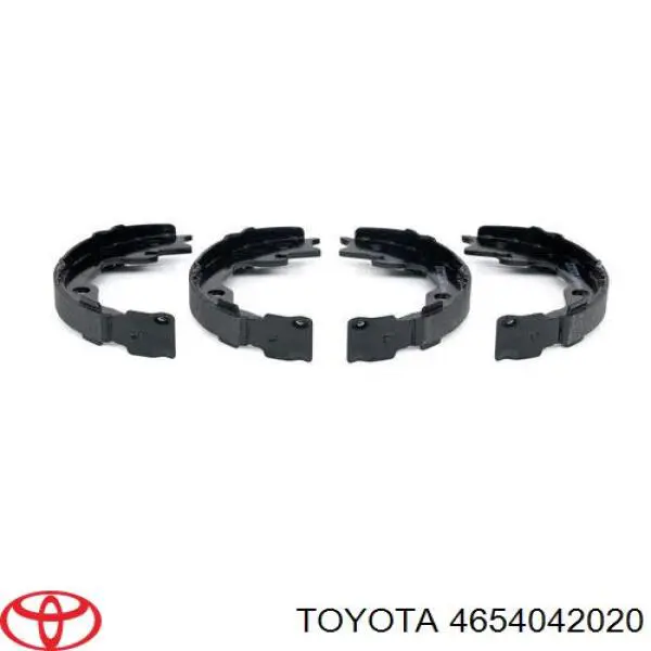 Do koszyka 4654042020 Toyota Klocki hamulca ręcznego
