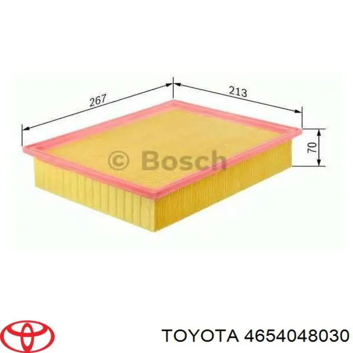 Do koszyka 4654048030 Toyota Klocki hamulca ręcznego