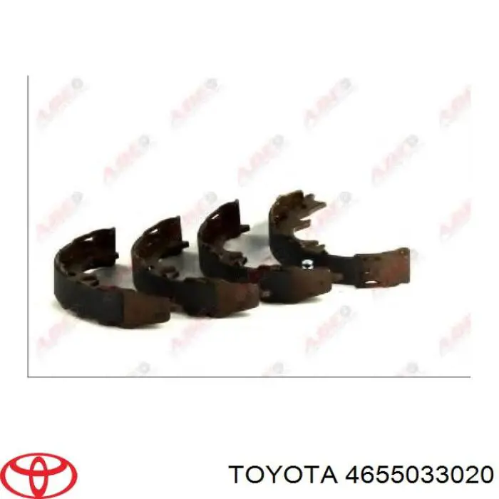 Do koszyka 4655033020 Toyota Klocki hamulca ręcznego