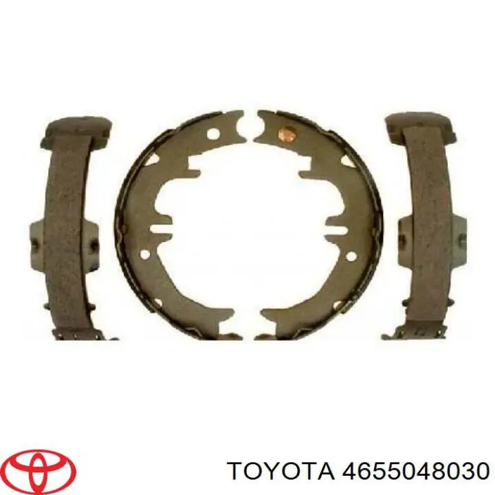 Klocki hamulca ręcznego 4655048030 Toyota