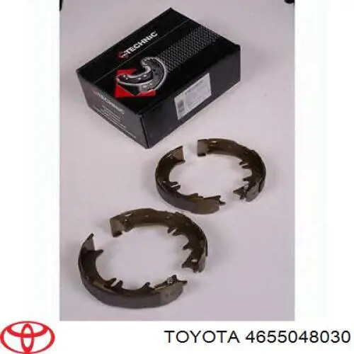 Klocki hamulca ręcznego Toyota 4655048030 cena, od 25,40 USD
