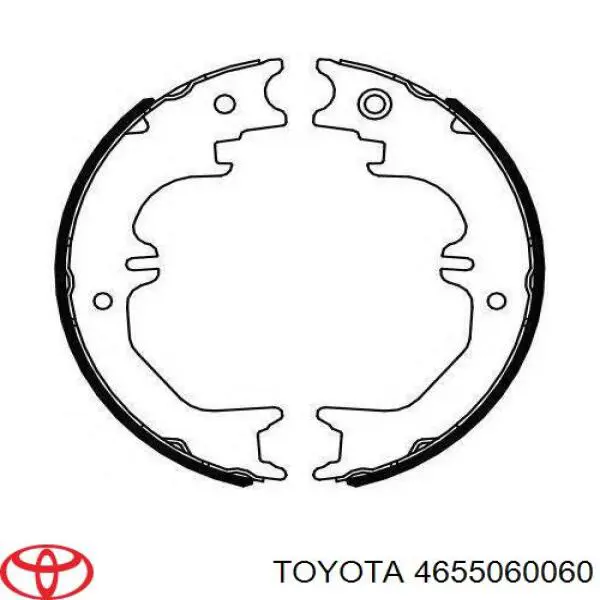 4655060060 Toyota Klocki hamulca ręcznego