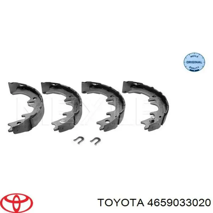 Klocki hamulca ręcznego Toyota 4659033020 cena, od 25,49 USD