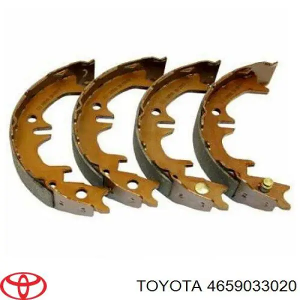Do koszyka 4659033020 Toyota Klocki hamulca ręcznego