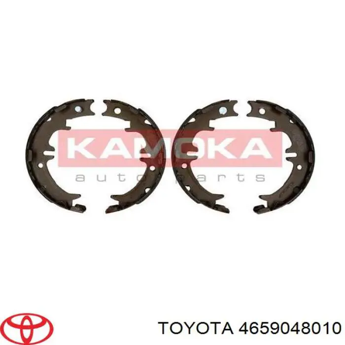 Do koszyka 4659048010 Toyota Klocki hamulca ręcznego