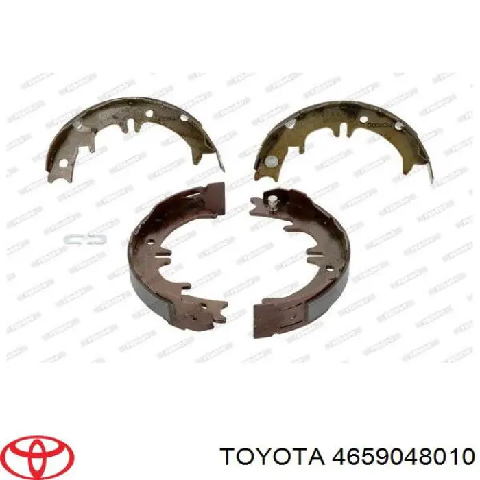 4659048010 Toyota Klocki hamulca ręcznego