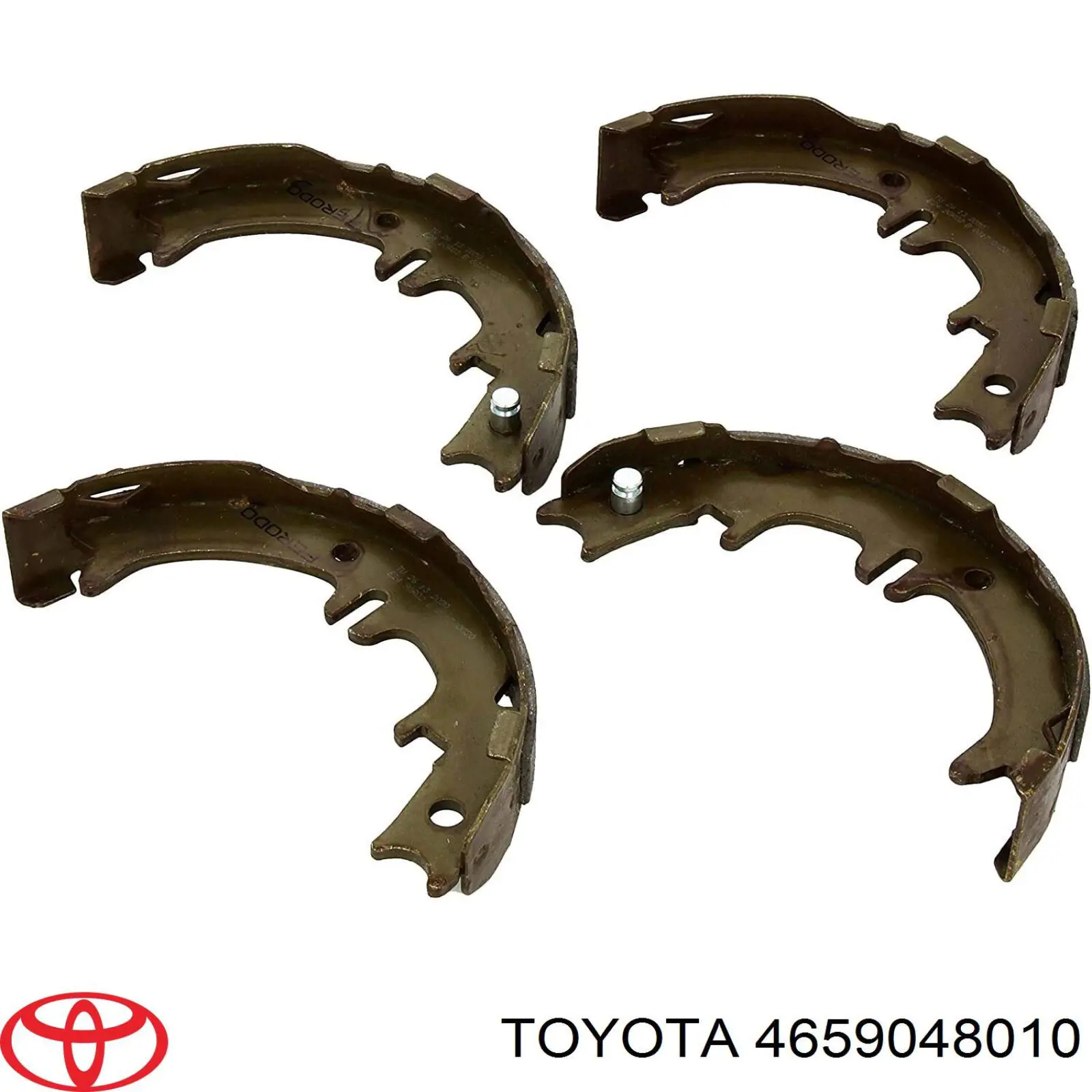Klocki hamulca ręcznego Toyota 4659048010 cena, od 20,99 USD