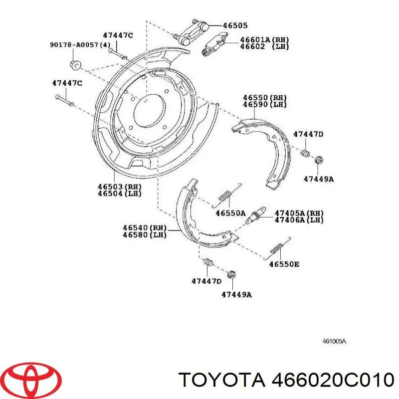  Toyota 466020C010 cena, od 25,18 USD