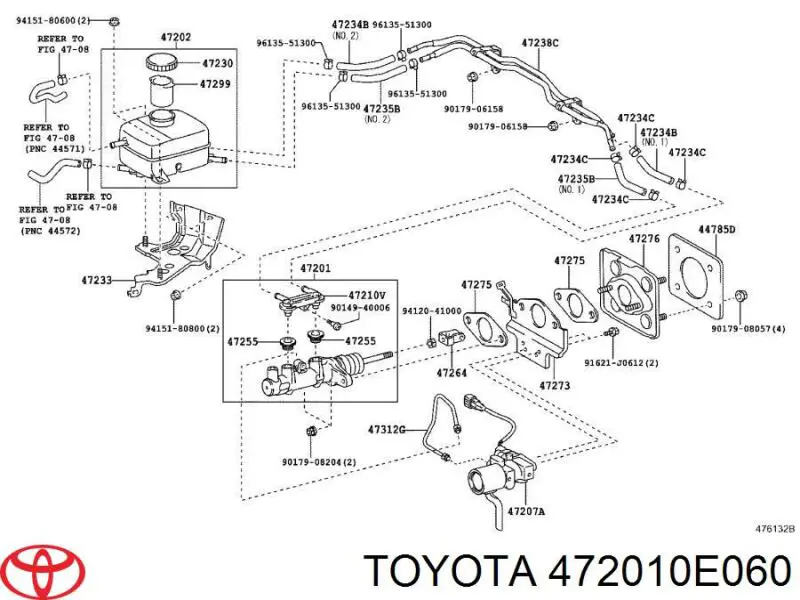Główny cylinder hamulców do Toyota Highlander III U5