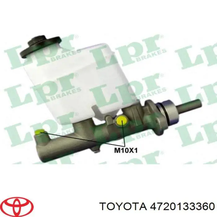 Główny cylinder hamulców Toyota 4720133360 cena, od 92,36 USD