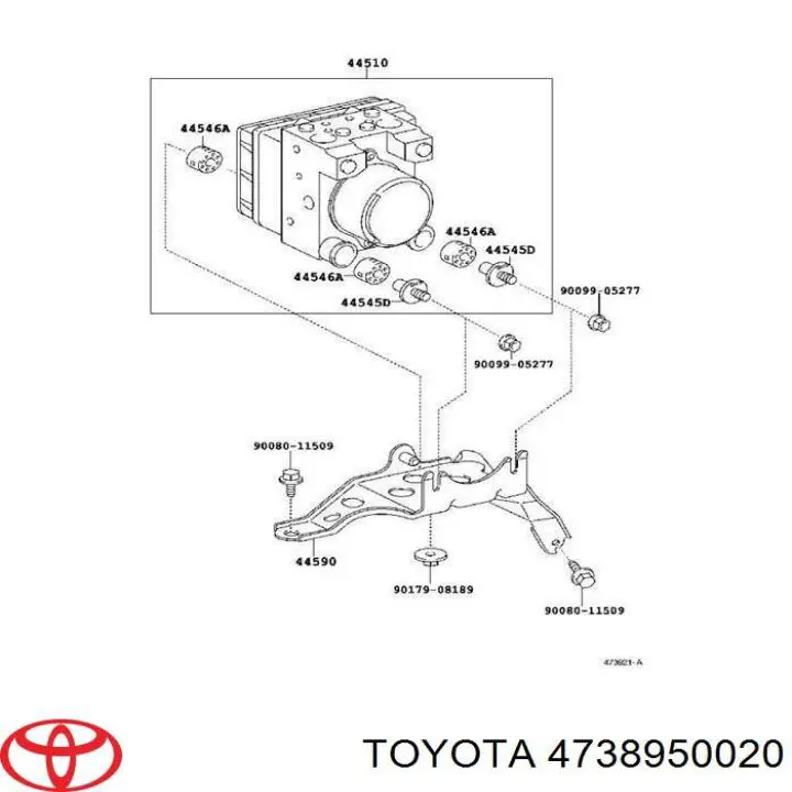 Podkładka uszczelniająca przewodu hamulcowego Toyota 4738950020 cena, od 5,60 USD