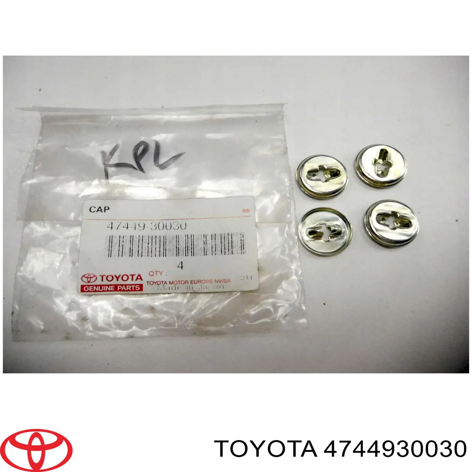 Zestaw naprawczy hamulca postojowego (ręcznego) Toyota 4744930030 cena, od 1,82 USD
