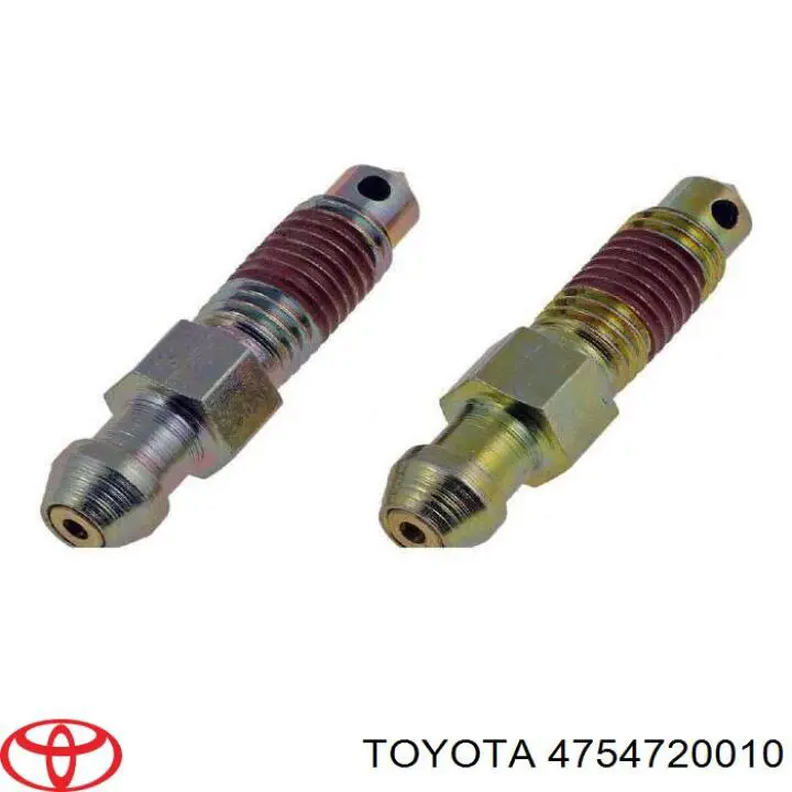 Odpowietrznik zacisku hamulcowego tylnego Toyota 4754720010 cena, od 3,45 USD