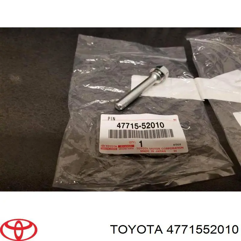 Prowadnica zacisku przedniego Toyota 4771552010 cena, od 5,84 USD