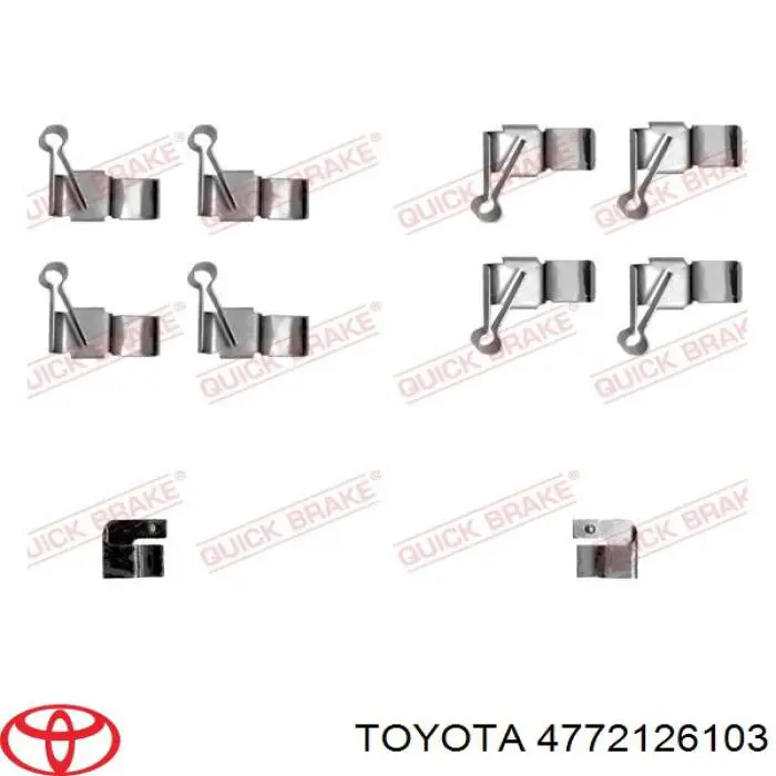 4772126103 Toyota Jarzmo zacisku hamulcowego przedniego