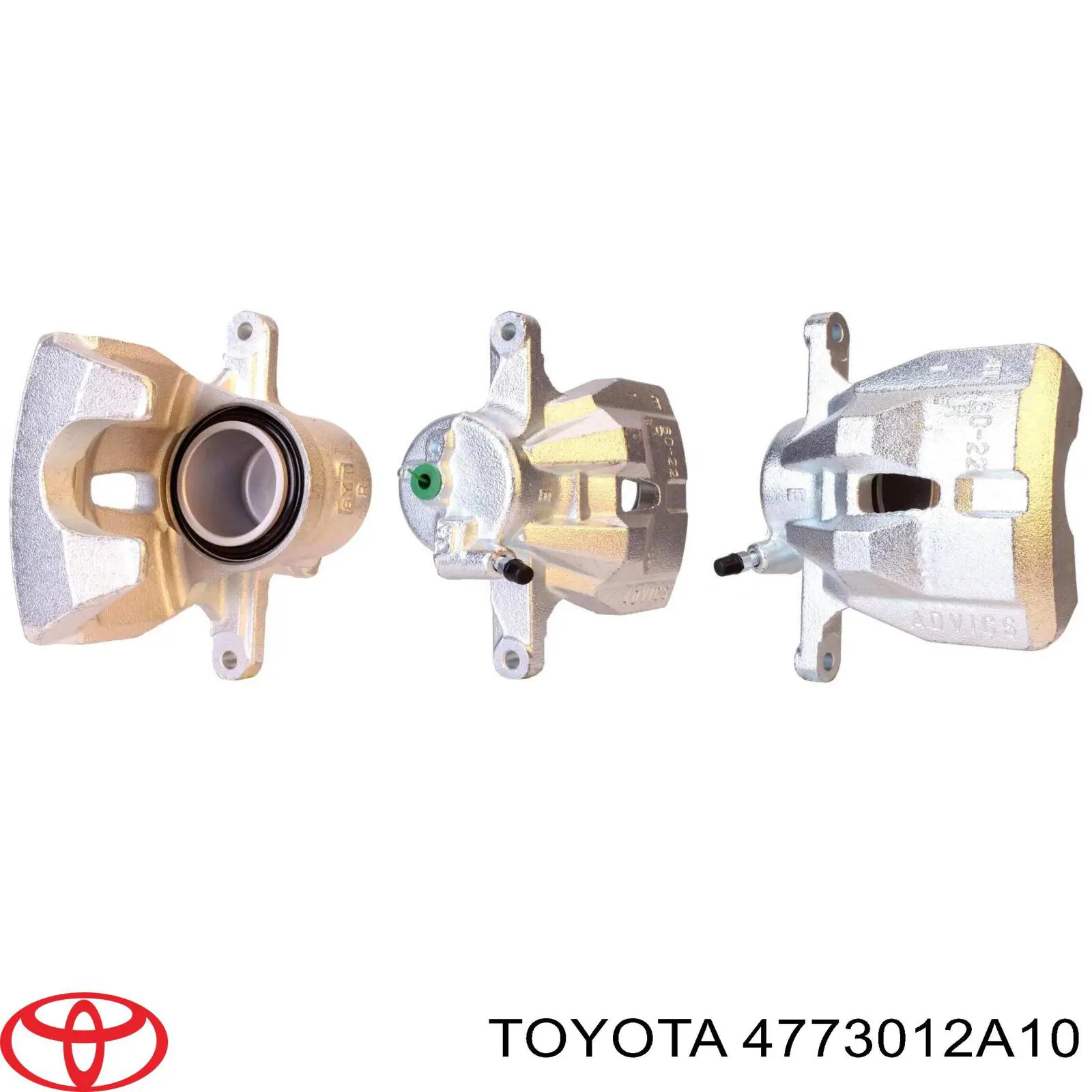 Do koszyka 4773012A10 Toyota Zacisk hamulcowy przedni prawy